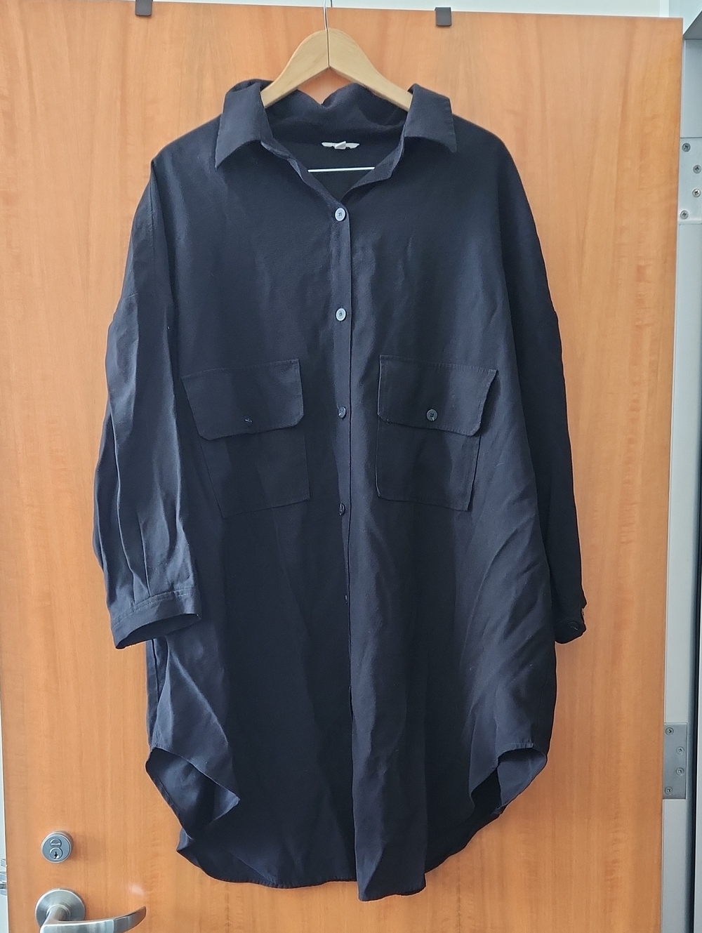 Nap Loungewear Oversized Button Down Tunic/ Dress - OS